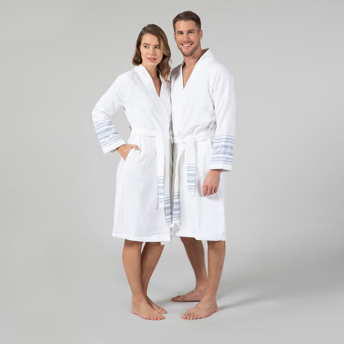 Derin Bamboo Unisex Bathrobe LAZULI BLUE