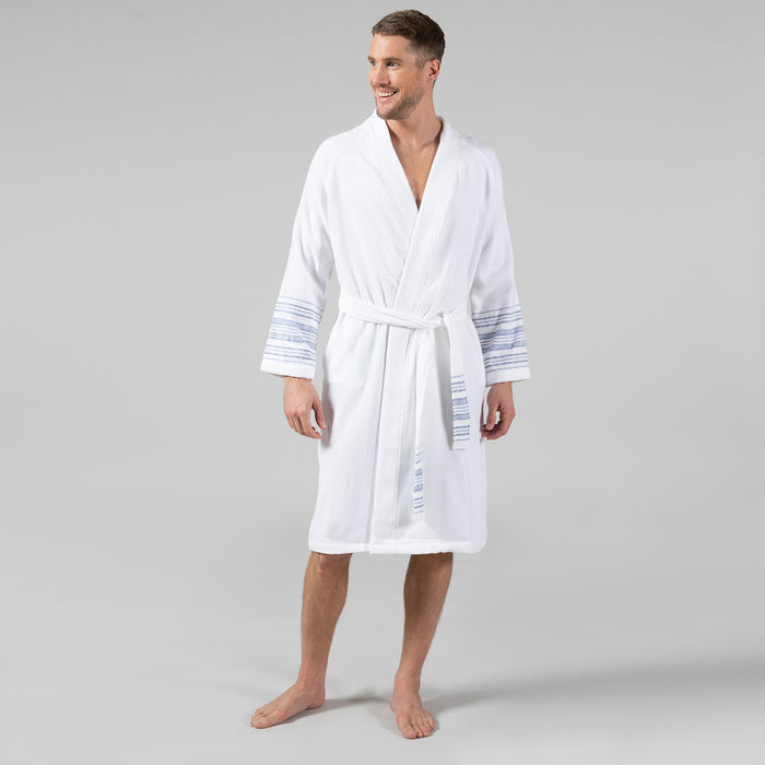 Derin Bamboo Unisex Bathrobe LAZULI BLUE