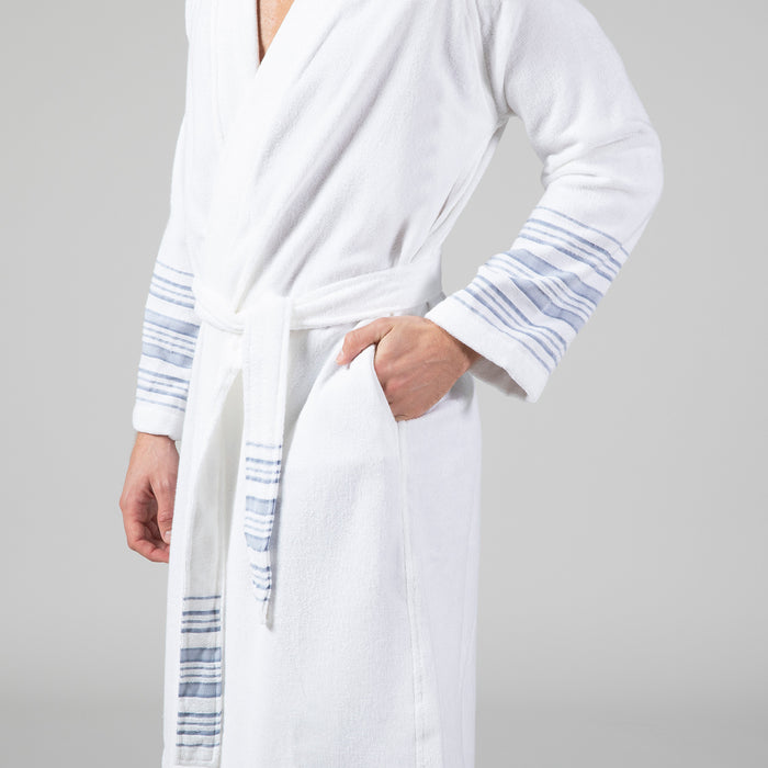 Derin Bamboo Unisex Bathrobe LAZULI BLUE