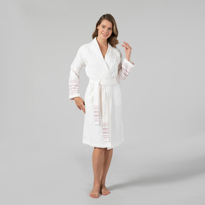 Derin Bamboo Unisex Bathrobe Orchid