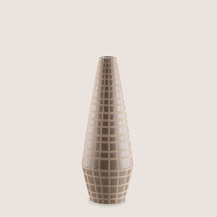 Lınes Vase 14x41 cm Brown