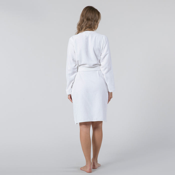 Frio Women Bathrobe White