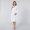 Border Women Bathrobe White