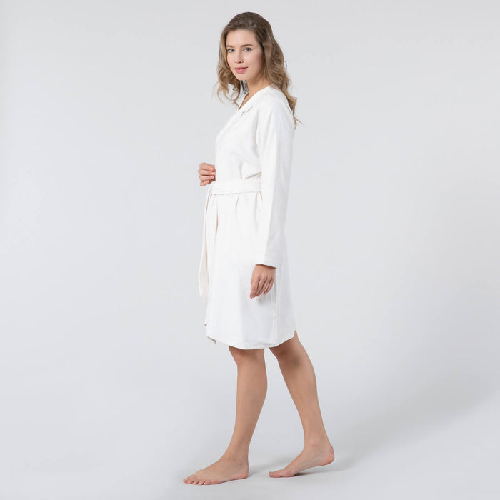 Delicia Women Bathrobe Ecru