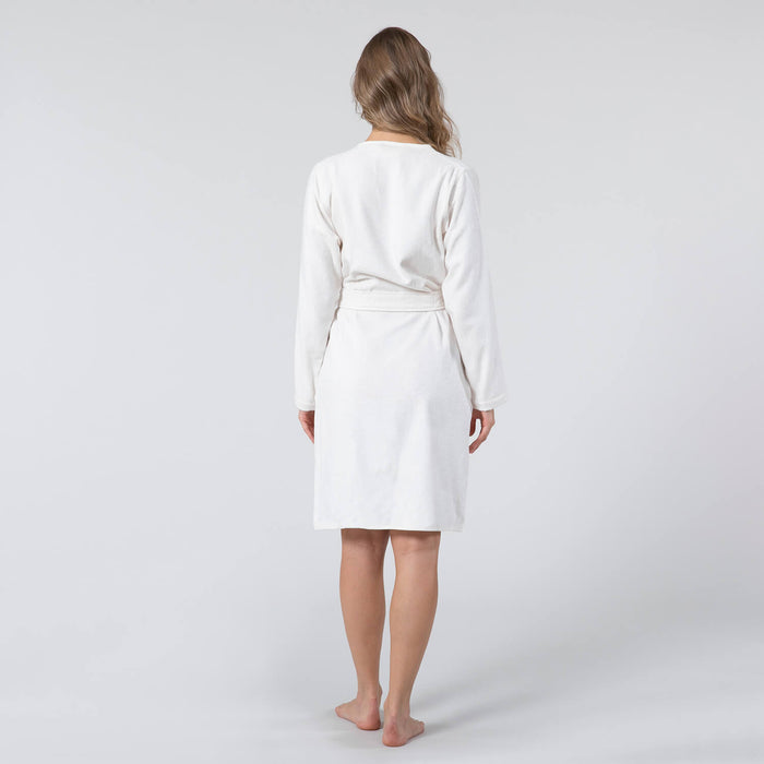 Delicia Women Bathrobe Ecru