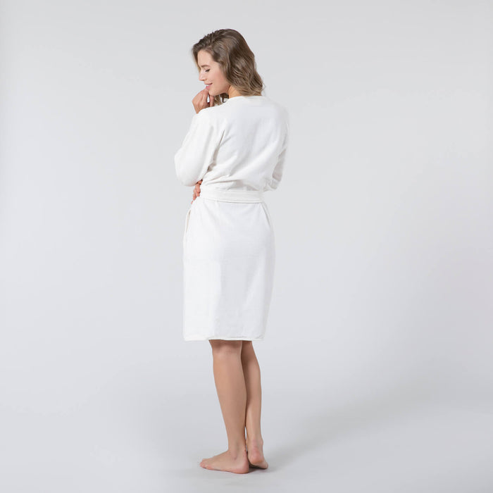 Delicia Women Bathrobe Ecru