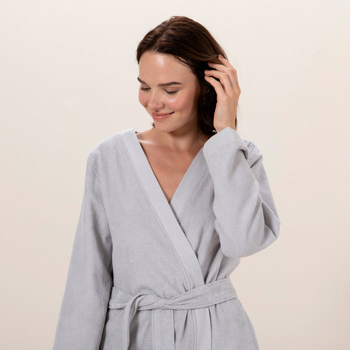 Daimy Women Bathrobe Dark Grey