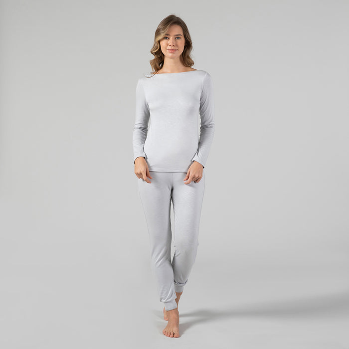 Zora Pajama Set Dark Grey