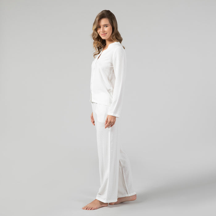 Alexa Pajama Set Ecru