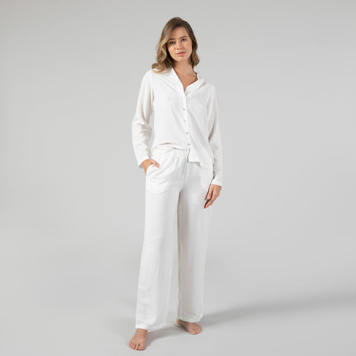 Alexa Pajama Set Ecru