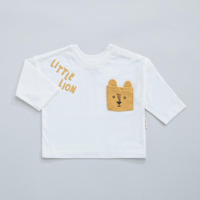 Lion T-Shirt Ecru