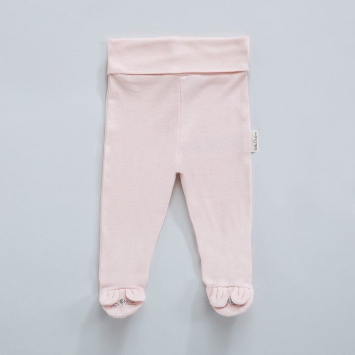 Bunny 2 Pcs Pants  Pink-White