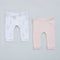 Bunny 2 Pcs Pants Pink-White