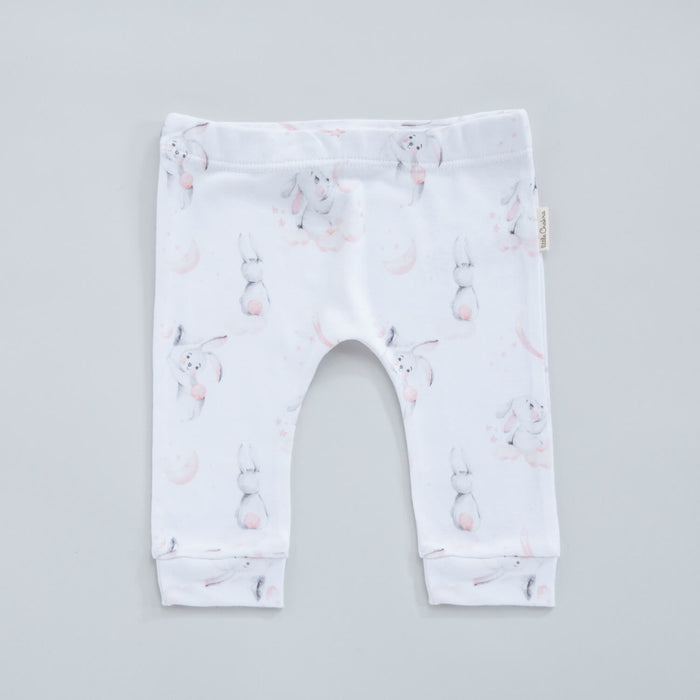 Bunny 2 Pcs Pants Pink-White