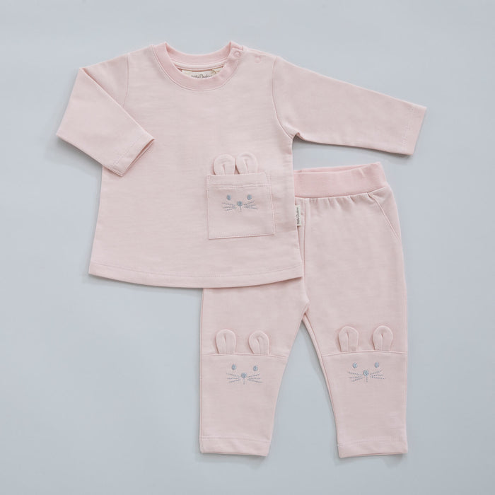 Bunny Track Suit 2 Pcs Pink