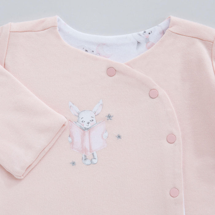 Bunny Reversible Cardigan Pink