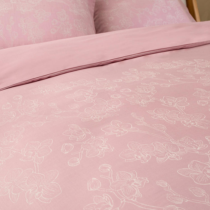 Arcelia Single Duvet Cover Set  Orchid-Ecru