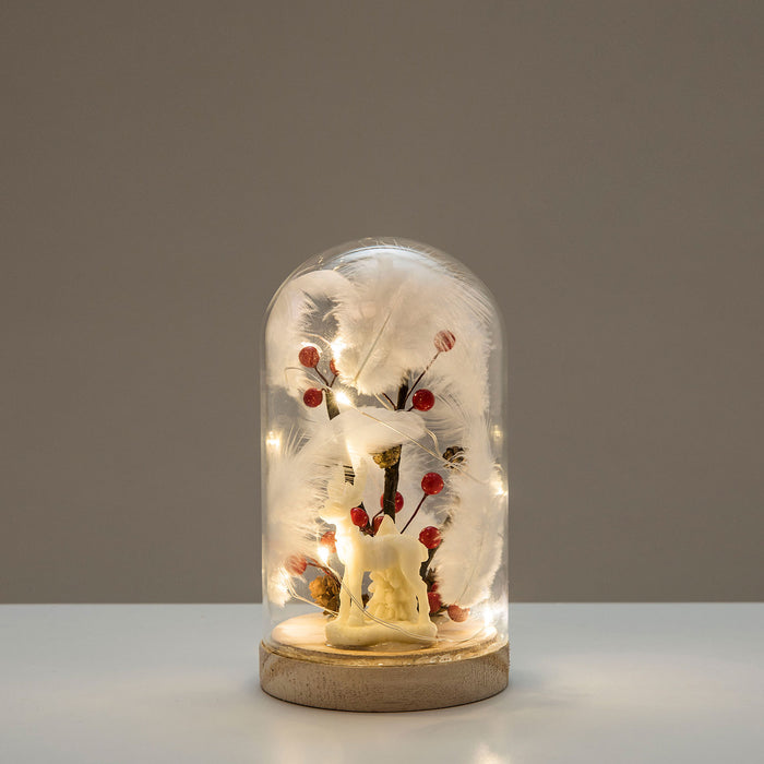 Feather Decorative Led 22 cm White