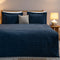 Especial Double Bedspread Set 240x260 cm Dark Blue