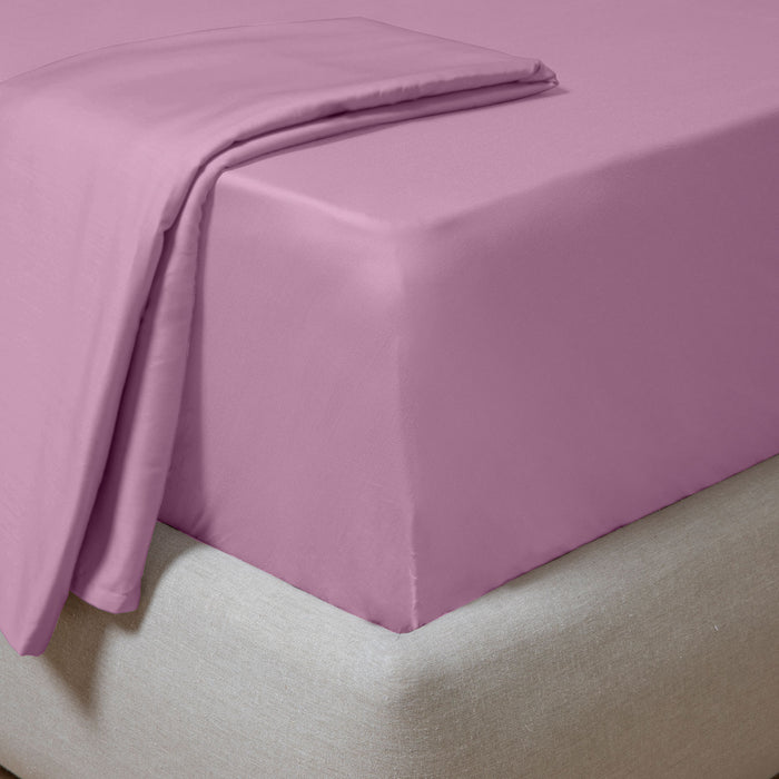 Classic Extra Double Fitted Bed Sheet 220x200 cm Orchid