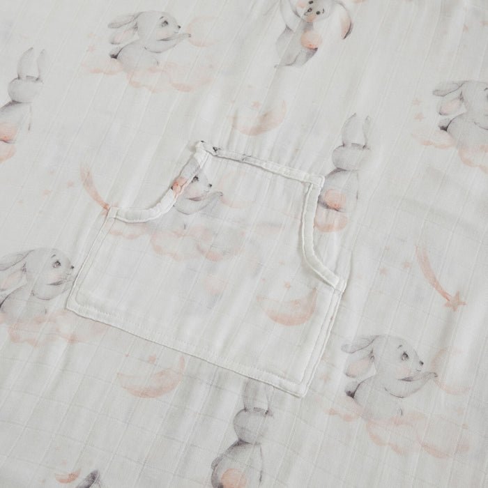 Bunny Muslın Poncho Patterned