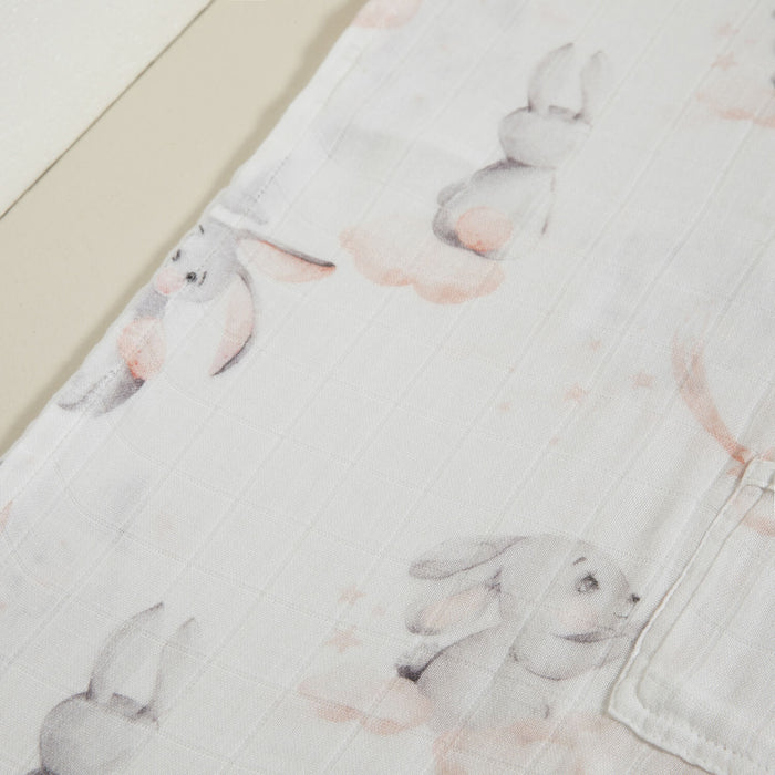 Bunny Muslın Poncho Patterned