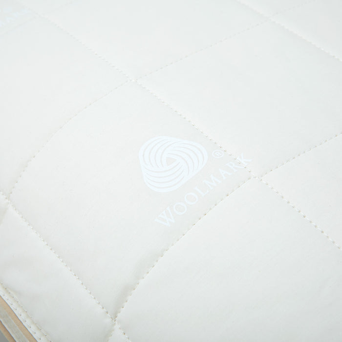 Warm Wool Pillow 50x70 cm White