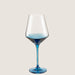 Mood Red Wine Glass Blue