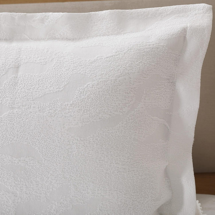 Emma Bed Cover Set Dbl White