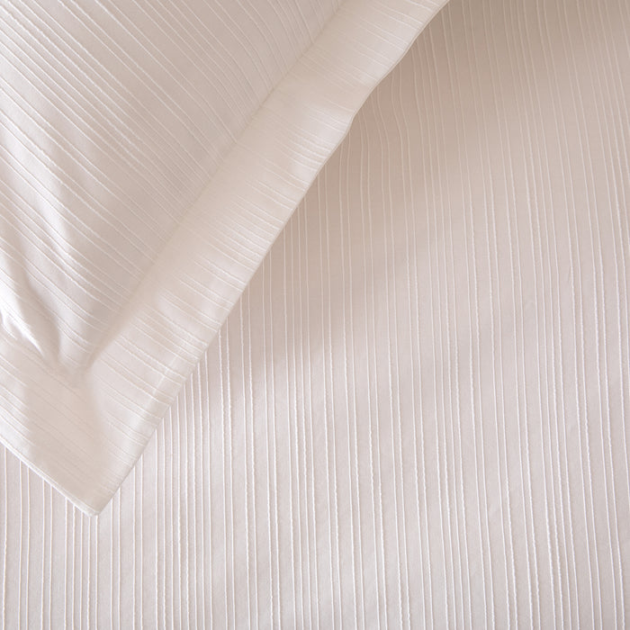 Laranja Duvet Cover Set Double Size 200x220 cm White