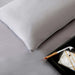 Leya Extra Double Duvet Cover Set 230x220 cm Warm Grey