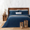 Sofia Extra Double Duvet Cover Set 274x234 cm MARINE BLUE