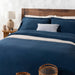 Sofia Extra Double Duvet Cover Set 274x234 cm MARINE BLUE