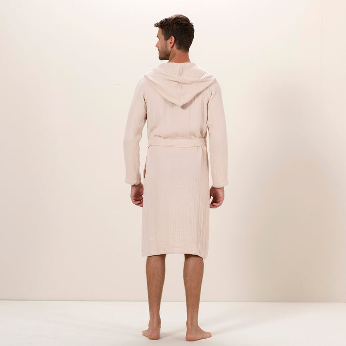 Armin Unisex Bathrobe Beige