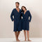 Armin Unisex Bathrobe MARINE BLUE