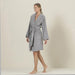 Solid Bamboo Unisex Bathrobe Warm Grey