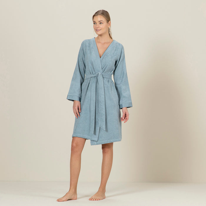 Floss Unisex Bathrobe Aqua