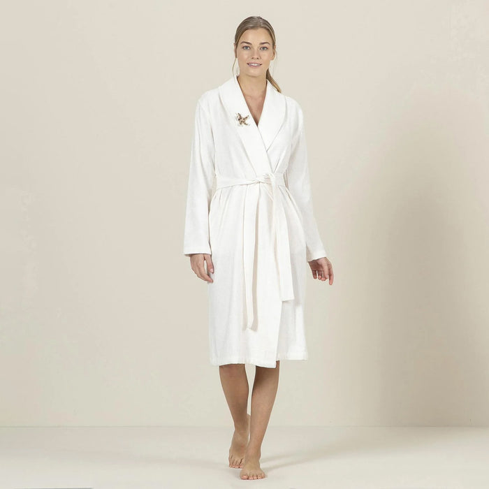 Aline Women Bathrobe Ecru