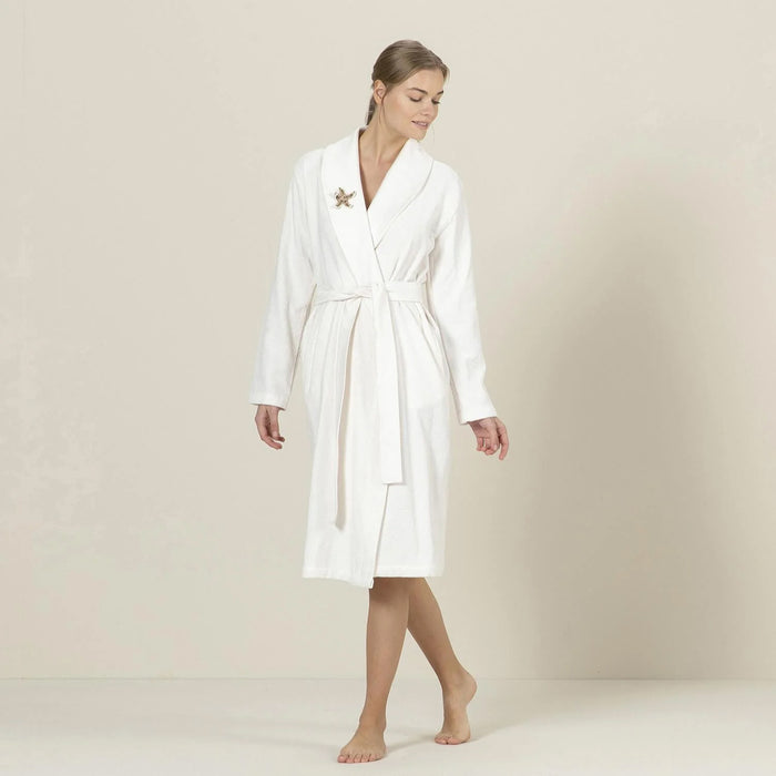 Aline Women Bathrobe Ecru