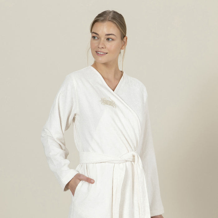 Carren Women Bathrobe Ecru