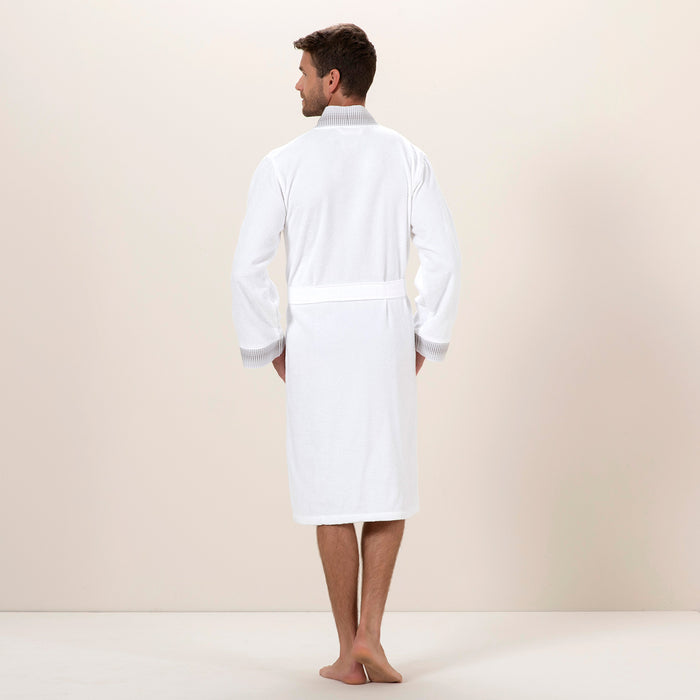 Endi Unisex Bathrobe White