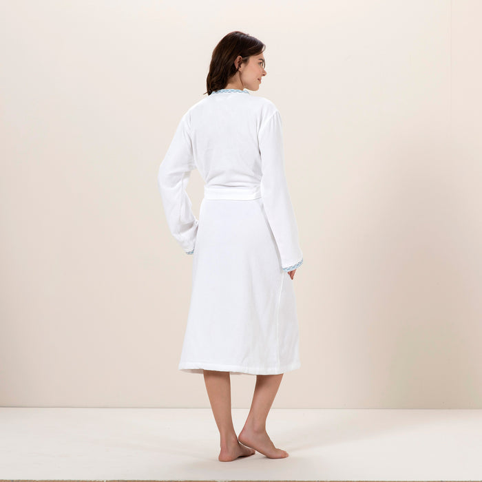 Alegria Unisex Bathrobe White