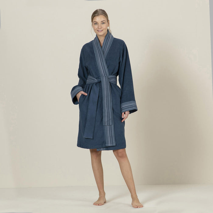 Sonhe Women Bathrobe MARINE BLUE