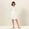 Novvo Women Bathrobe Ecru