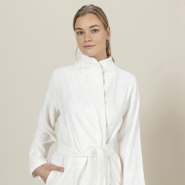 Cindee Women Bathrobe Ecru