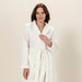 Giraffe Women Bathrobe Ecru