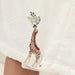 Giraffe Women Bathrobe Ecru