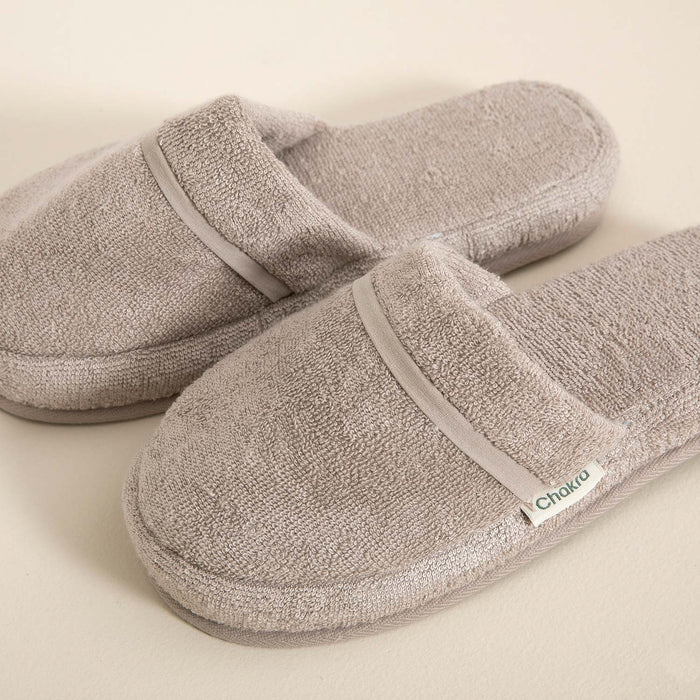 Solid Unisex Slippers Beige