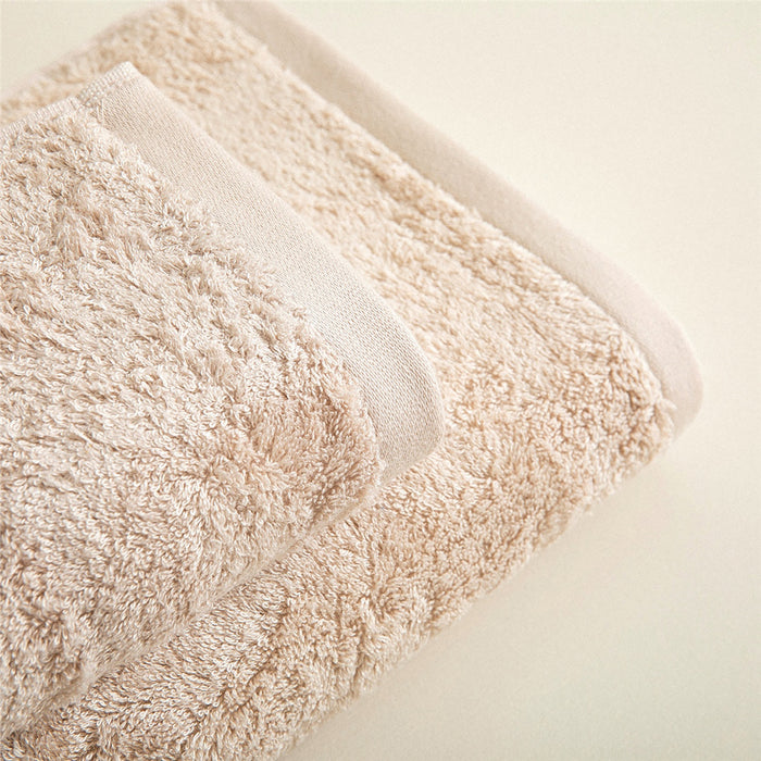 Solid Bamboo Hand Towel 33x33 cm Beige