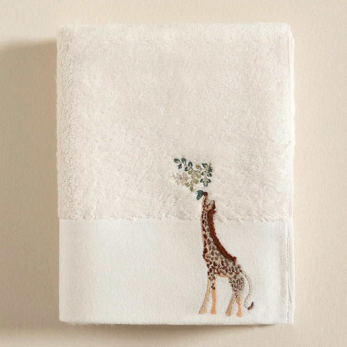 Giraffee Face Towel 50x90 cm Ecru